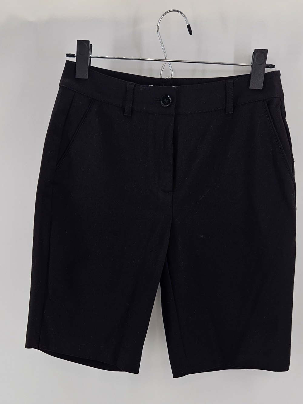 White House Black Market Black Tailored Bermuda Shorts